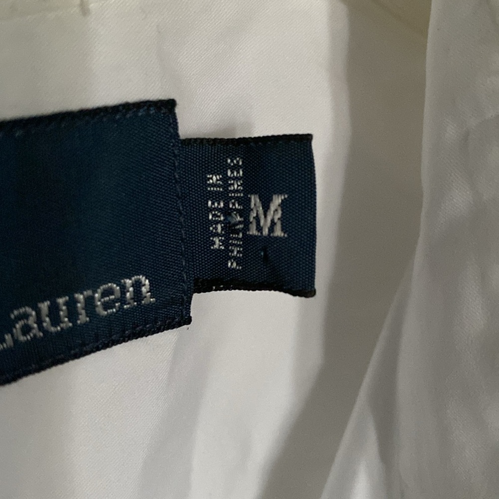 POLO By Ralph Lauren white short sleeve men’s shirt - Picture 3 of 10